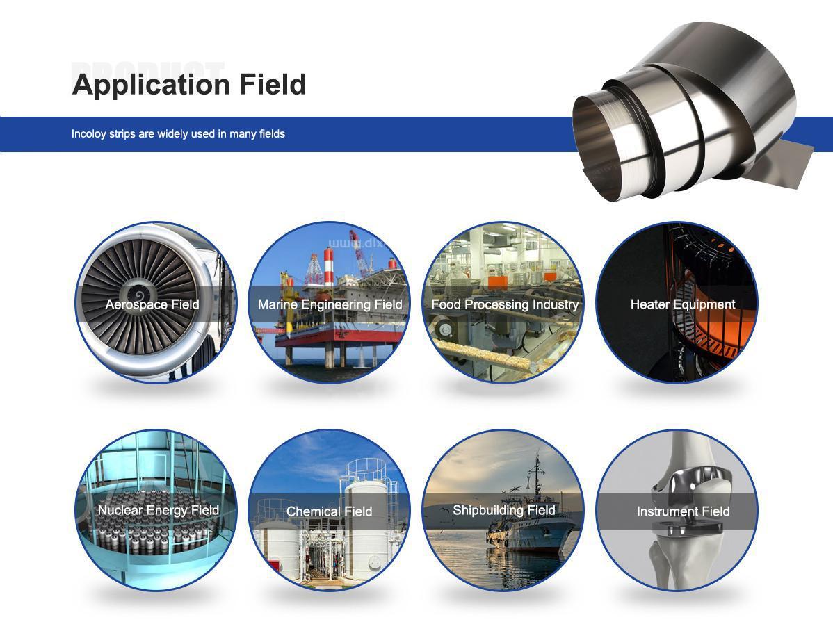 Incoloy 825 Alloy Strip application field