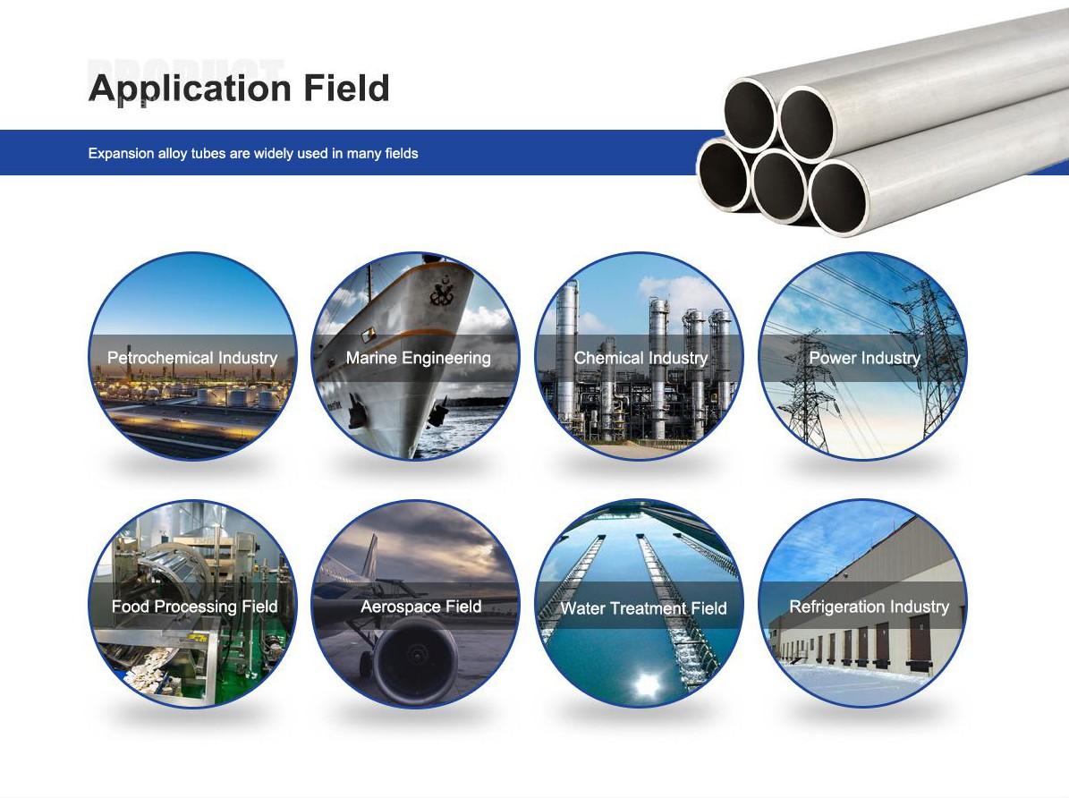 4J29 Expansion Alloy Tube application field