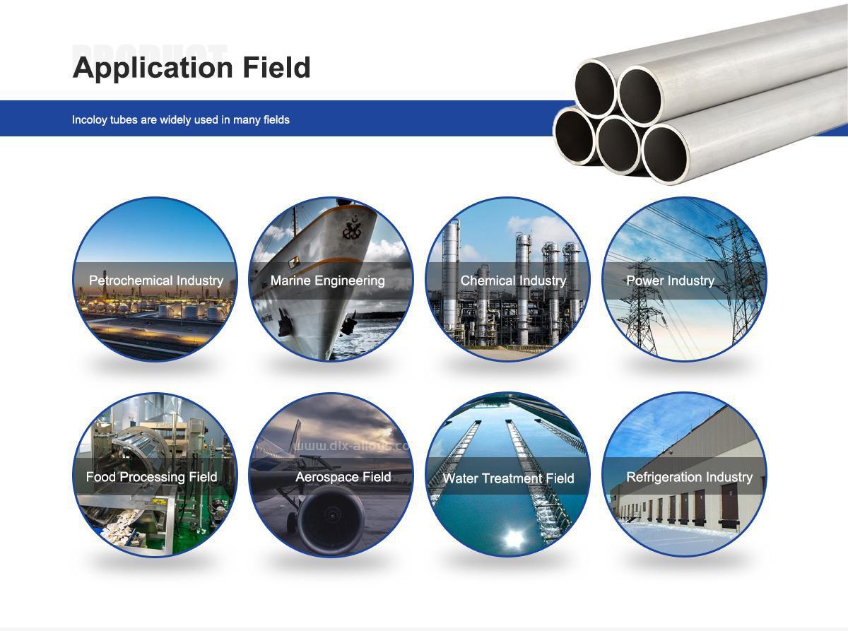 Incoloy 825 tube application field