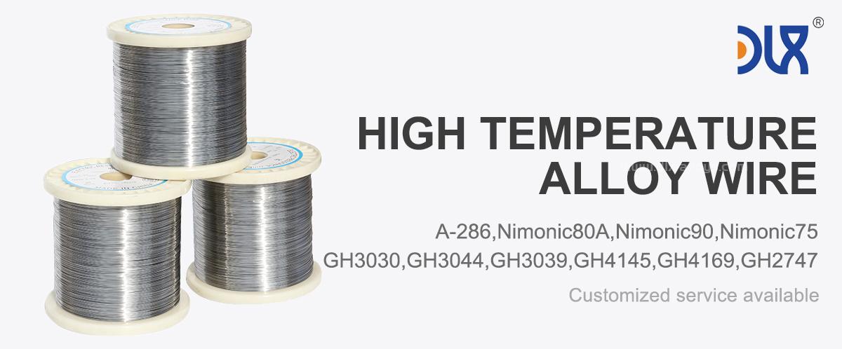 Nimonic 80A high temperature alloy wire banner Nimonic 80A high temperature alloy wire banner