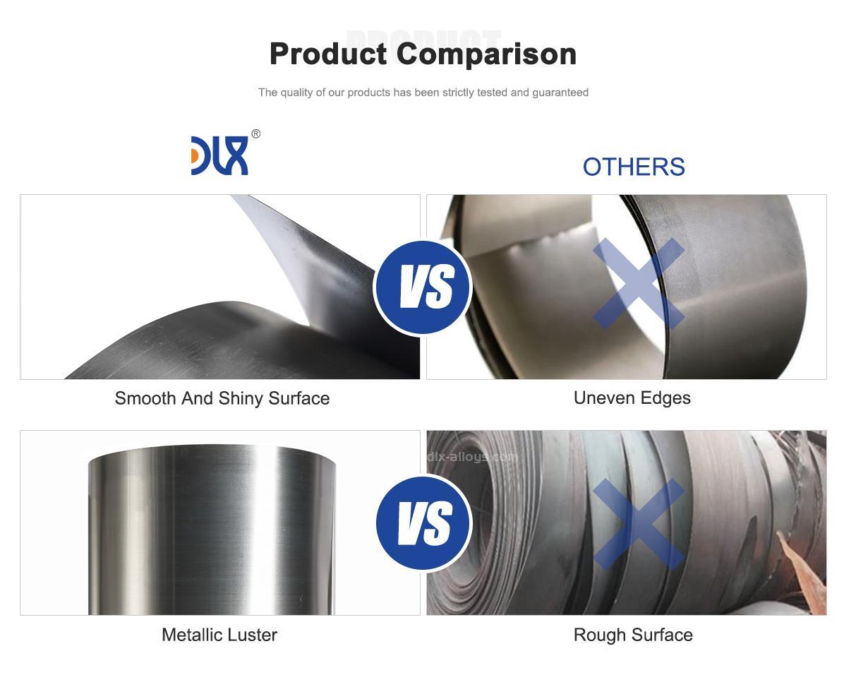 Elastic Alloy Strip comparison
