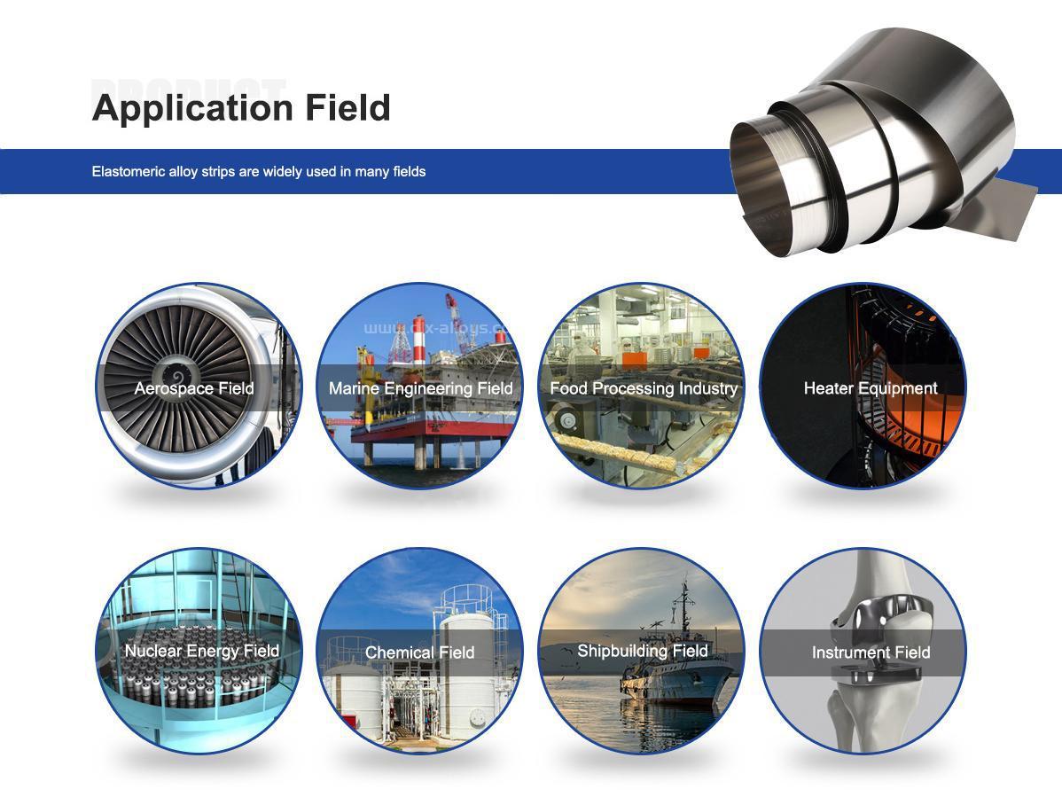 Elastic Alloy Strip application field