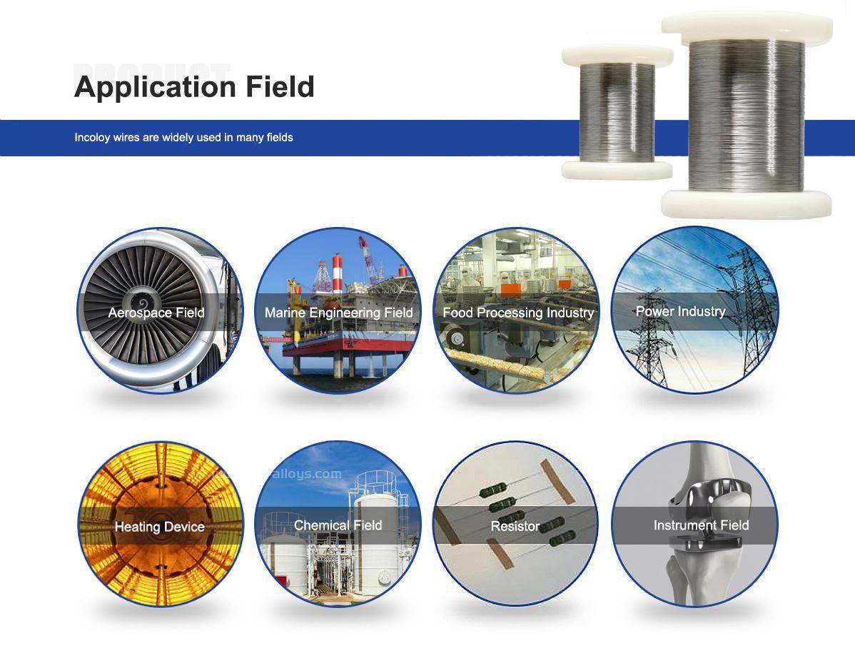 Incoloy Alloy Wire application field