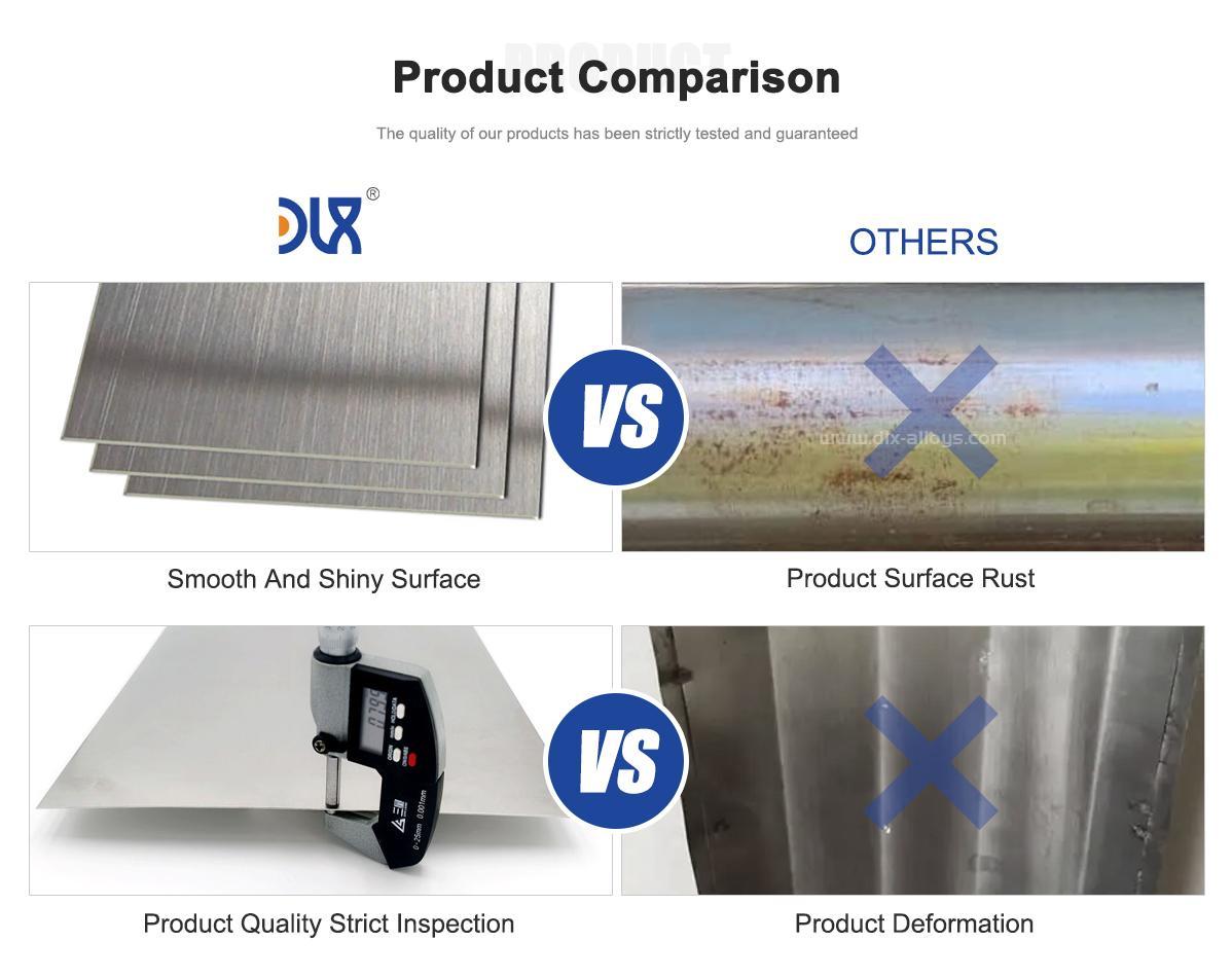 4J32 Iron-Nickel Precision Alloy Plate comparison 4J32 Iron-Nickel Precision Alloy Plate comparison